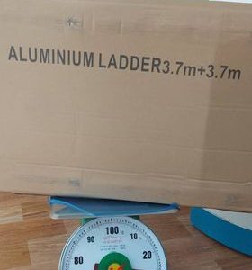 Thang nhôm rút đôi 80ai chữ a 4m bánh xe - Ảnh 4