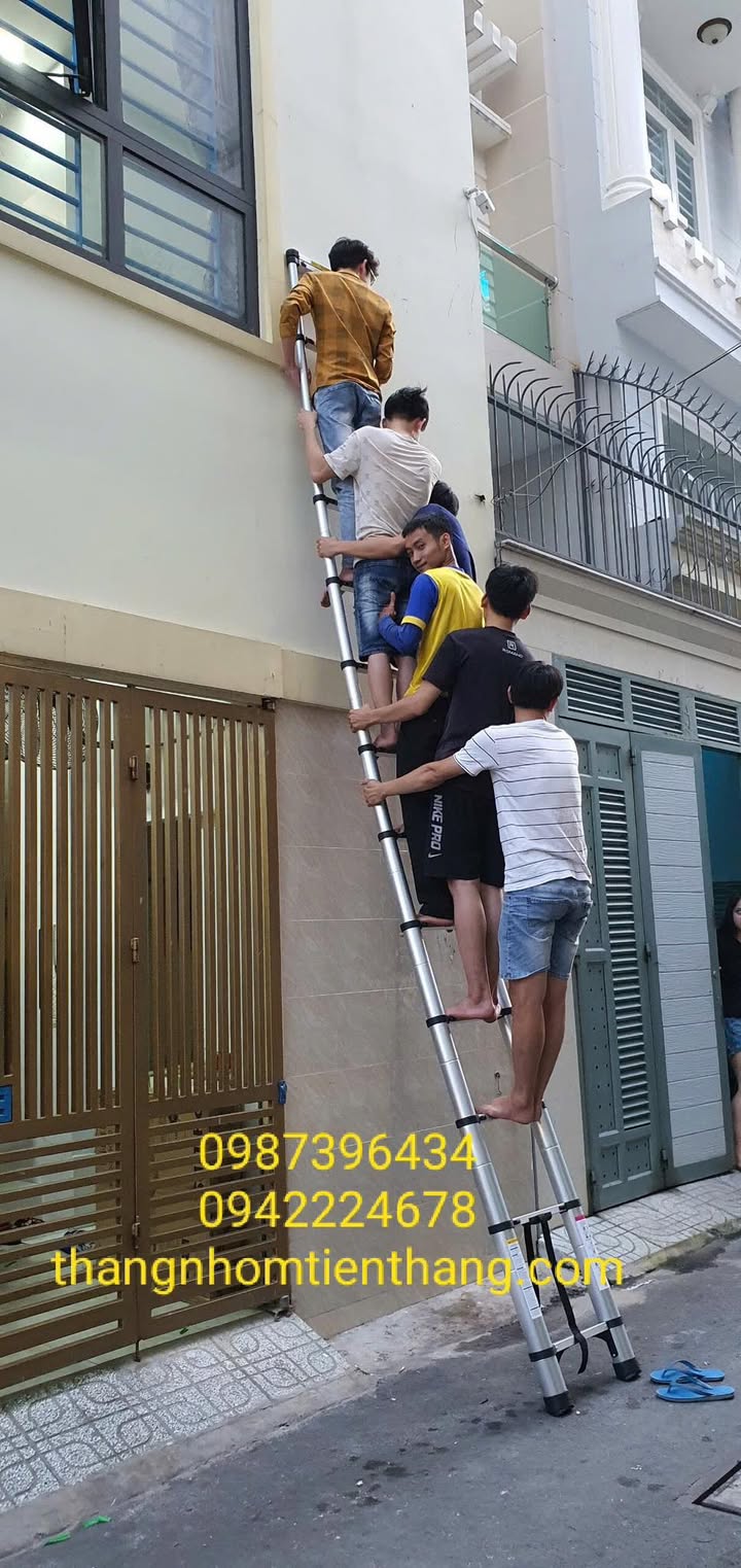 Thang nhôm rút đơn 4.1m - Ảnh 7