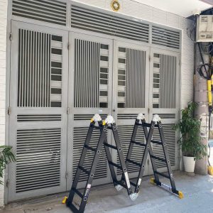 Thang nhôm chữ m 3,7m NINDA chân thẳng - Ảnh 5