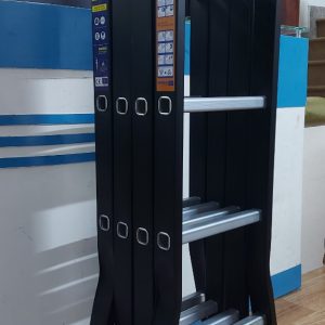 Thang nhôm chữ m 4,7m NINDA đen