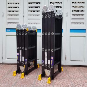 Thang nhôm chữ m 3,7m NINDA chân thẳng - Ảnh 8