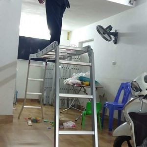 Thang nhôm chữ m 4,7m ND-404A - Ảnh 3
