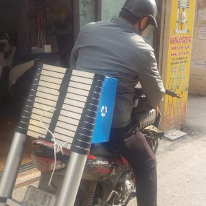 Thang nhôm rút đơn 5.4m