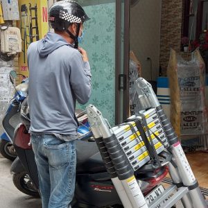 Thang nhôm rút đôi 56AI chữ a 2,8m