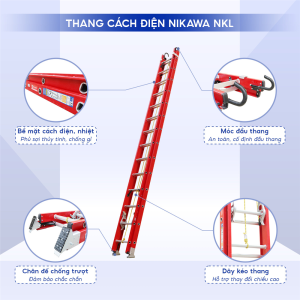 Thang cách điện ba đoạn NIKAWA NKL-110