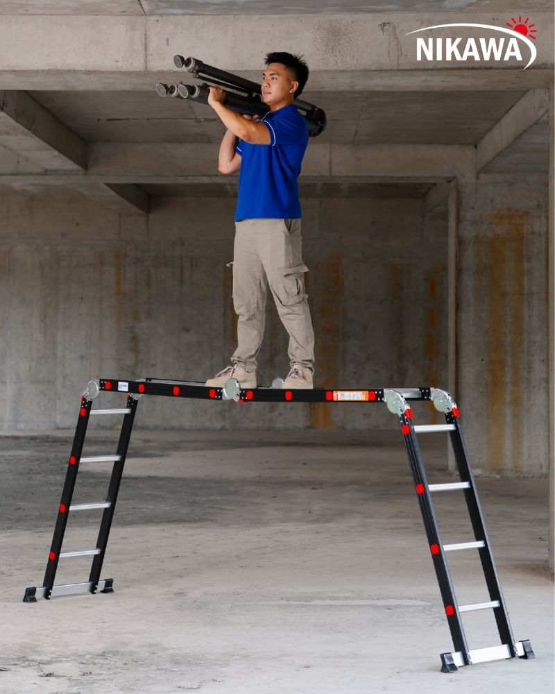 Thang nhôm gấp đoạn NIKAWA NKG-44