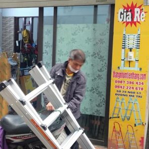 Thang nhôm rút lồng Ls44 Hàn Quốc