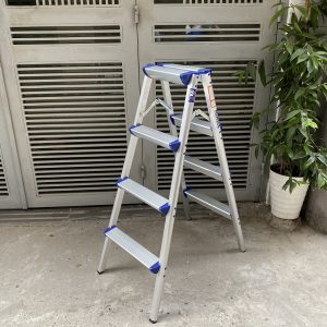 Thang nhôm gấp chữ A 4 bậc NINDA