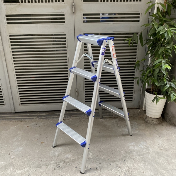 Thang nhôm gấp chữ A 3 bậc NINDA - Ảnh 5