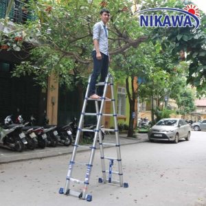Alternative view of Thang nhôm rút đôi NIKAWA NK-38AI-Pri