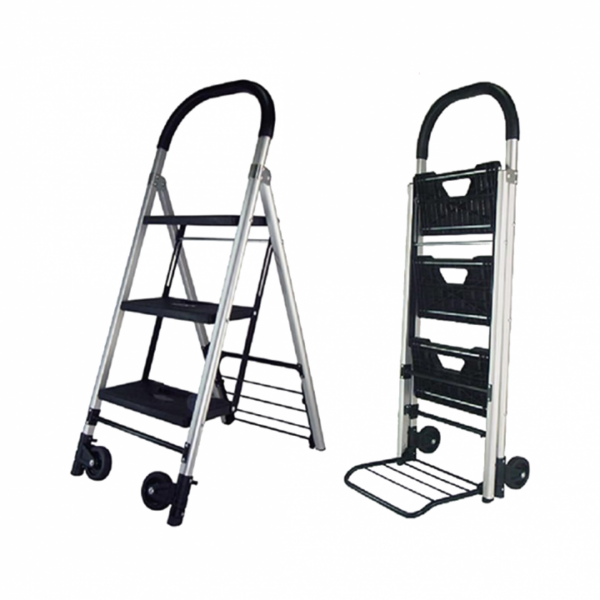 Thang nhôm đa năng kèm xe đẩy hàng NIKAWA NKX-3B - Ảnh 2